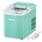 Costway Portable Ice Maker Machine Countertop 26LBS/24H LCD Display w/ Ice Scoop Red\Black\Green\Silver